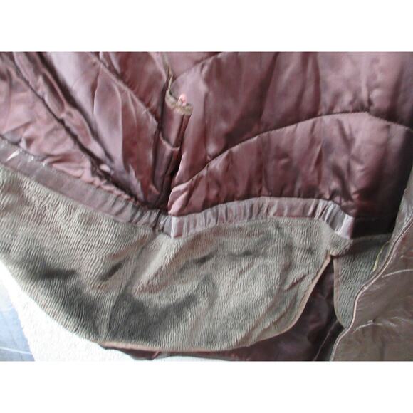 Vintage THE LEATHER WAREHOUSE Mens Size 44 Brown Removeable Lined Leather Jacket - Picture 13 of 16